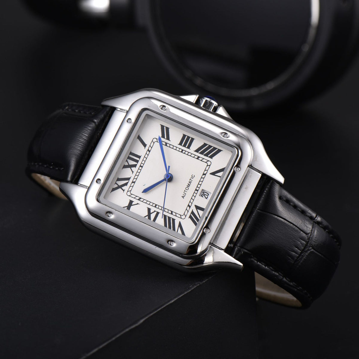 Firenze Men's Square Quartz Watch, view 8