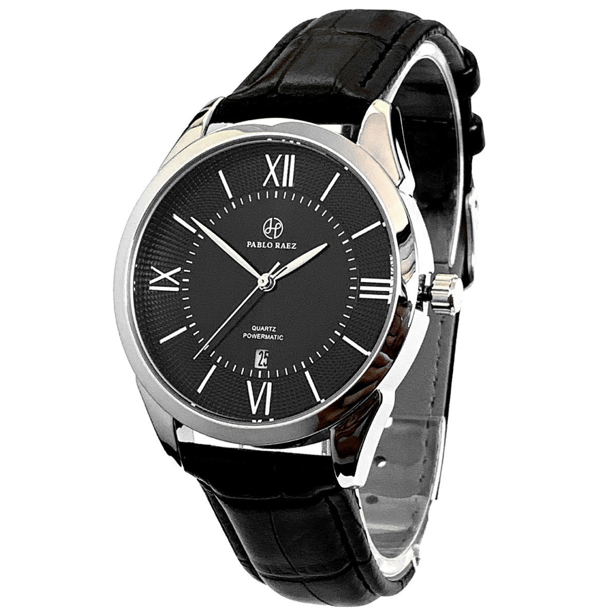 Verona Men's Classic Quartz Watch in Dulumen series black belt black noodles, view 1
