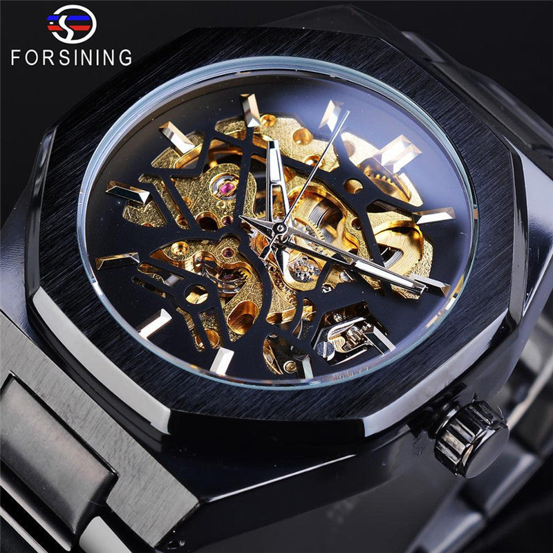 Cortina Men's Skeleton Automatic Watch, view 3