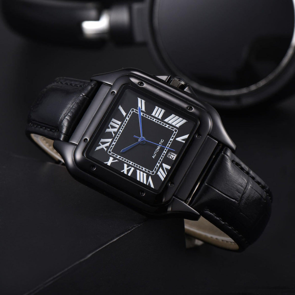 Firenze Men's Square Quartz Watch, view 17