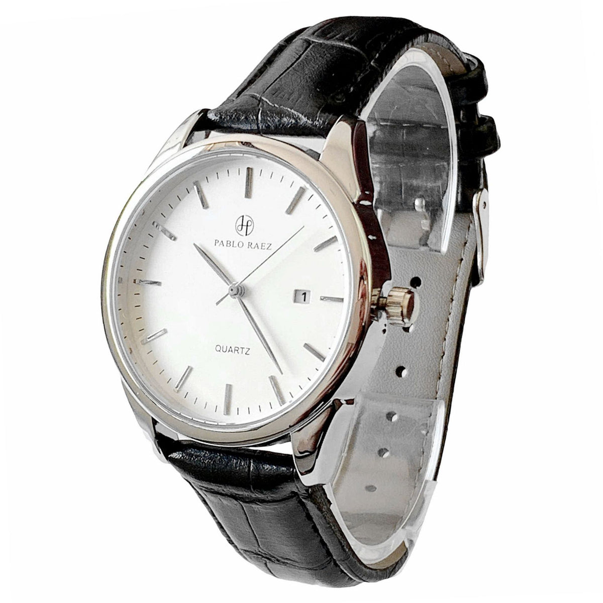 Verona Men's Classic Quartz Watch in Bo jane series black with white noodles, view 1