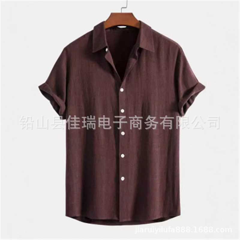 Boipeba Men's Pinstripe Shirt & Pants Set, view 17