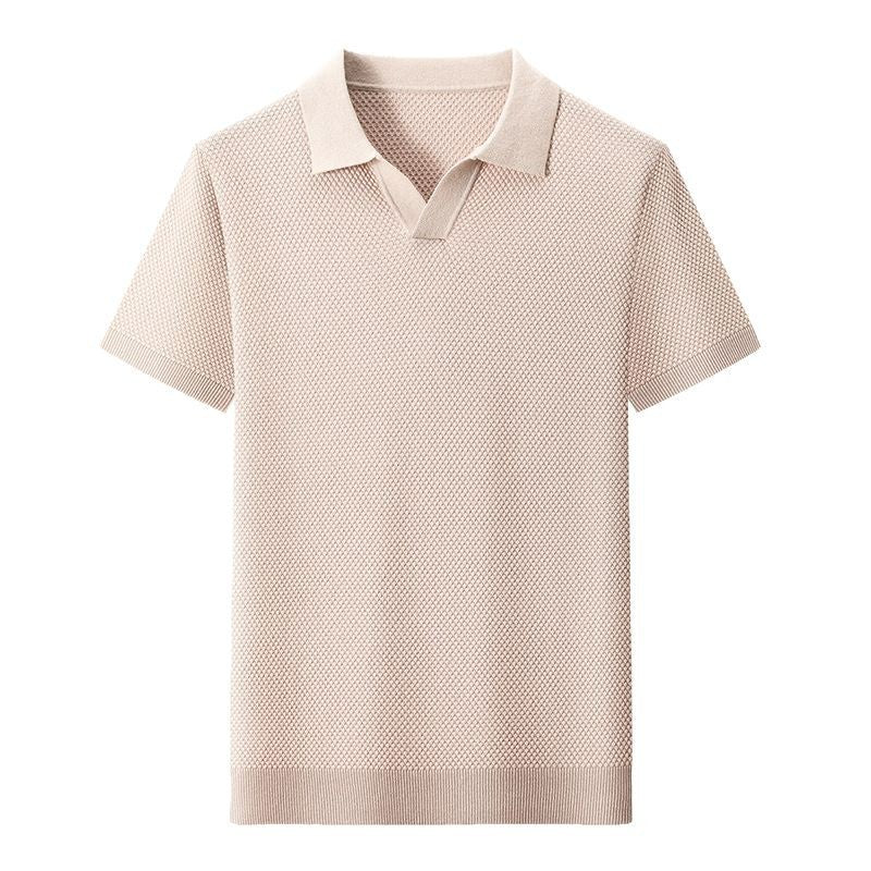 Itacare Men's Textured Knit Polo, view 2