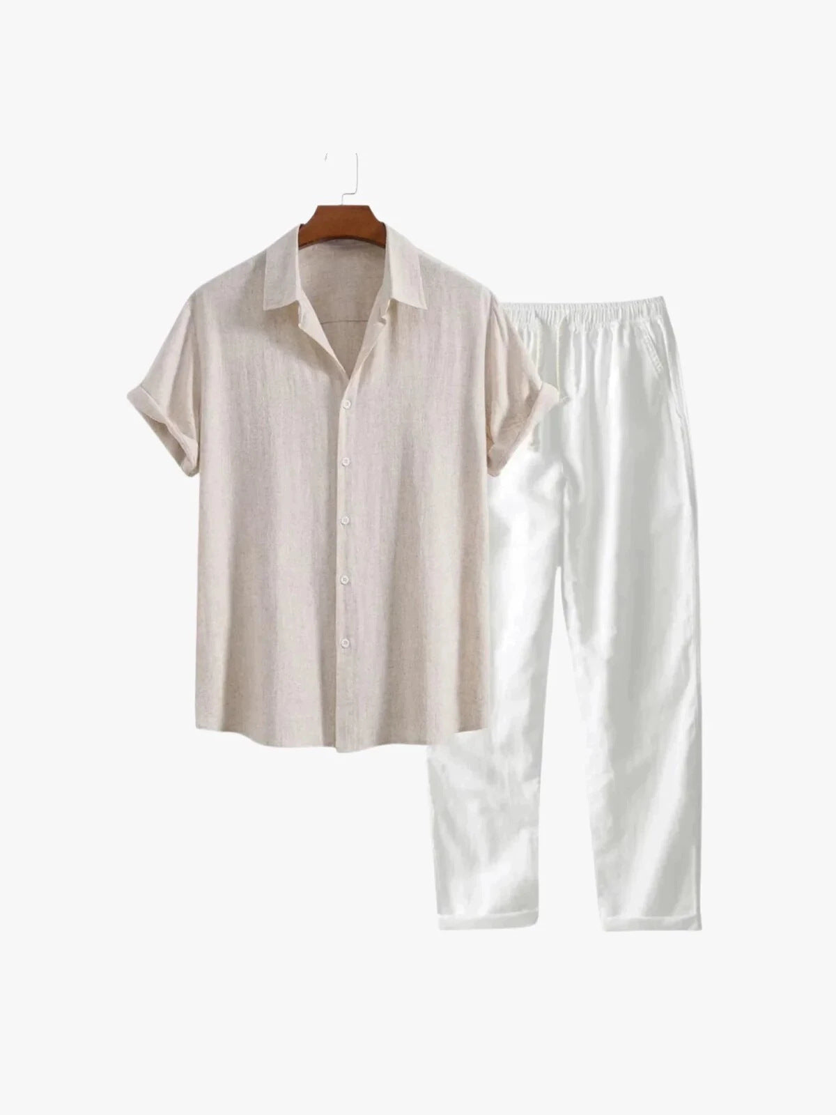 Marau Men's Textured Shirt & Pants Set, view 10
