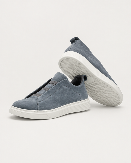 Bellagio Men's Nubuck Slip-On Sneaker, view 1