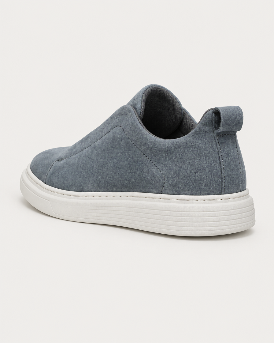 Bellagio Men's Nubuck Slip-On Sneaker, view 6