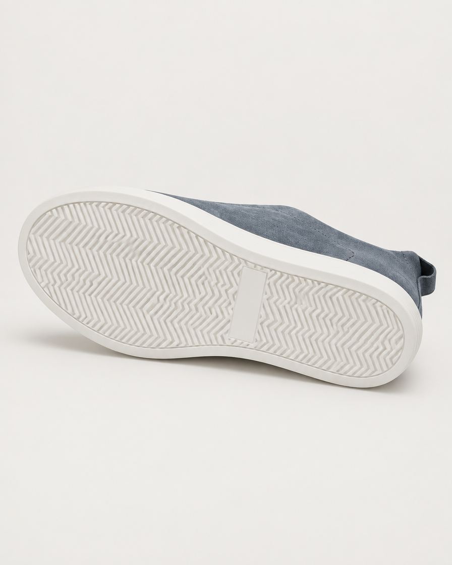 Bellagio Men's Nubuck Slip-On Sneaker, view 5