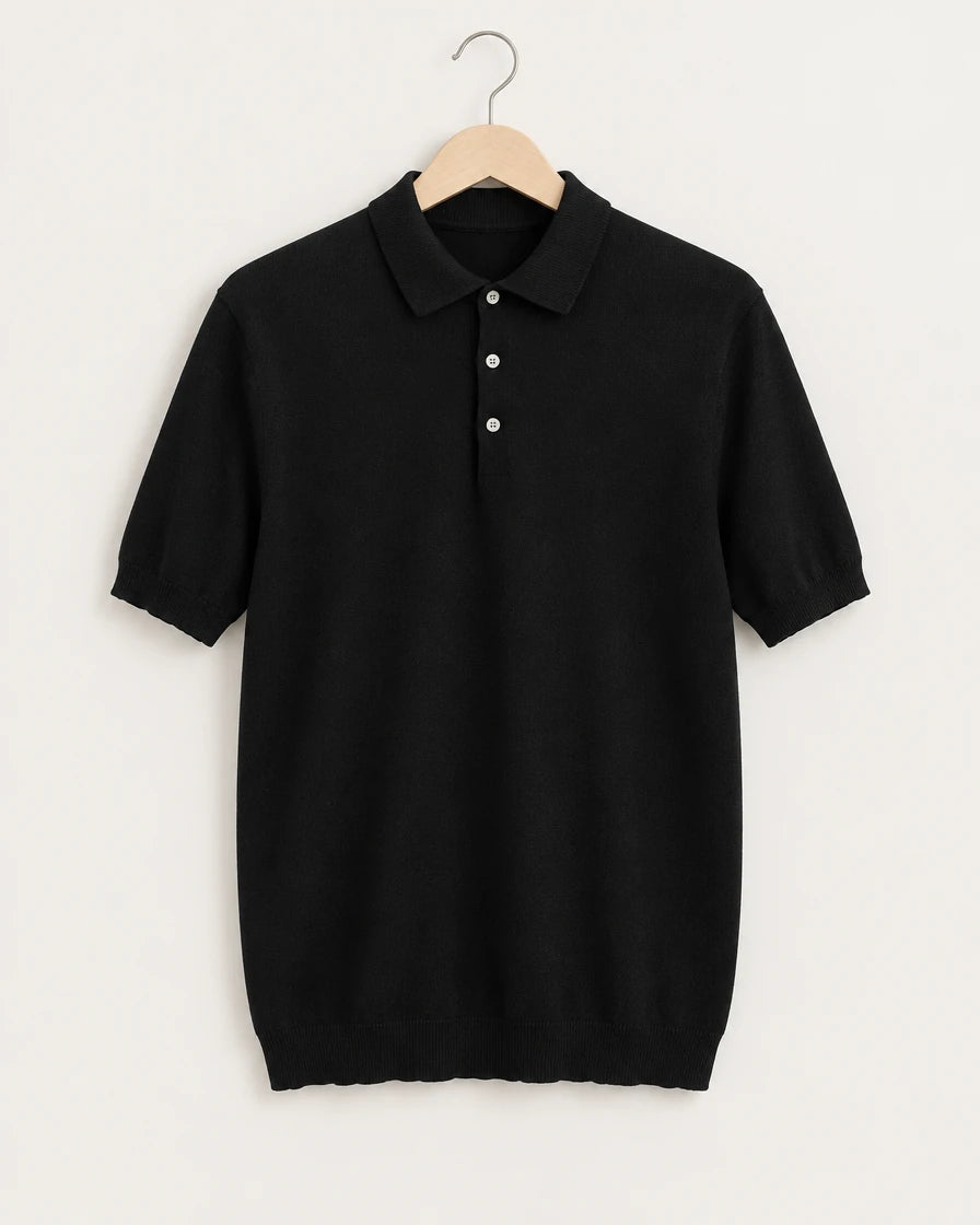 Angra Men's Knit Polo Shirt, view 1