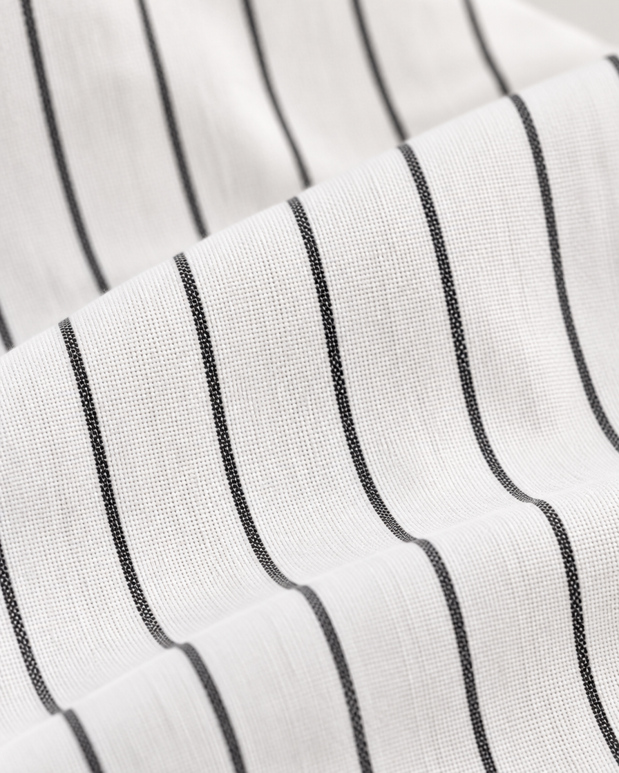 Boipeba Men's Pinstripe Shirt & Pants Set, view 4
