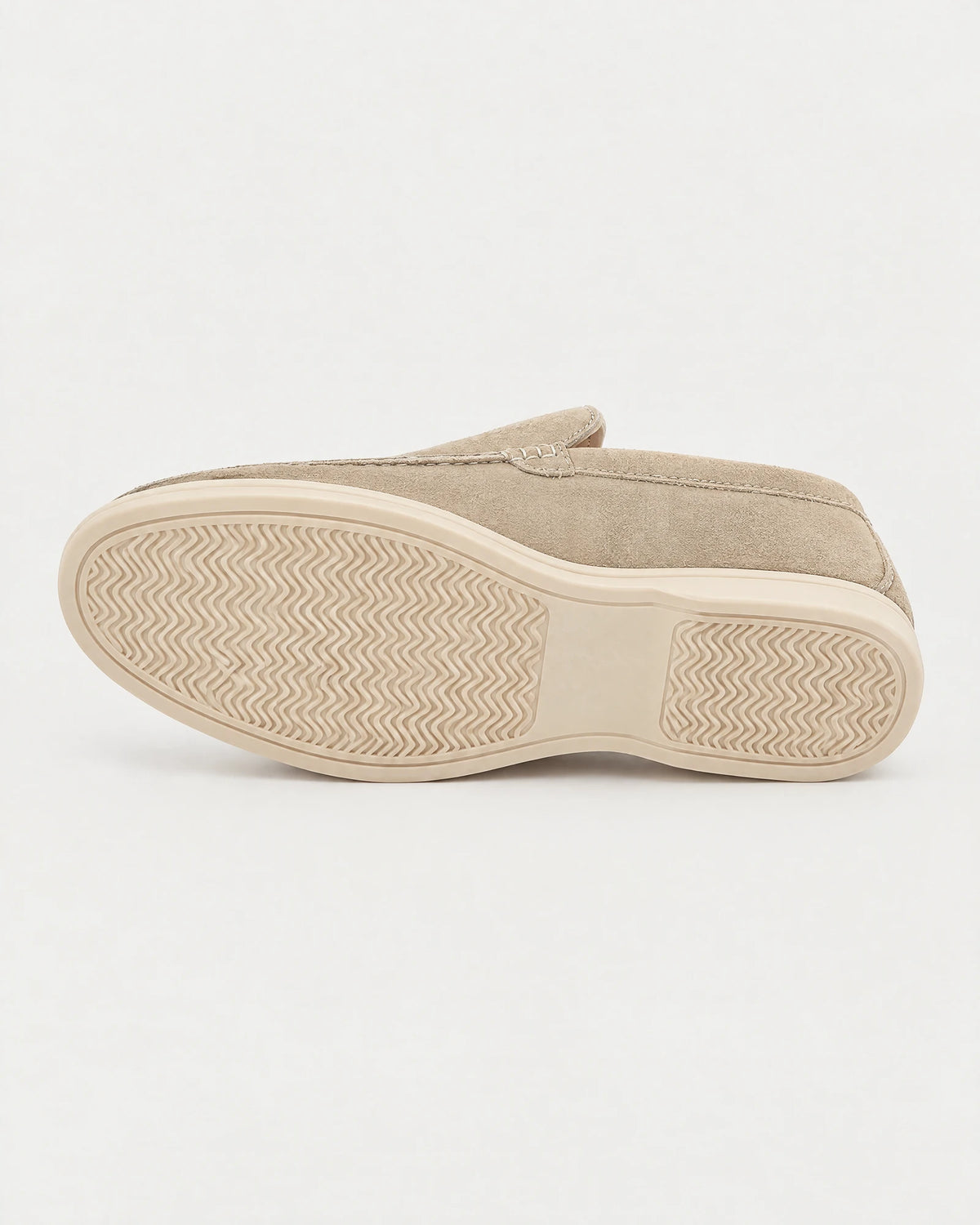 Ravello Men's Suede Loafer in Sabbia, view 6
