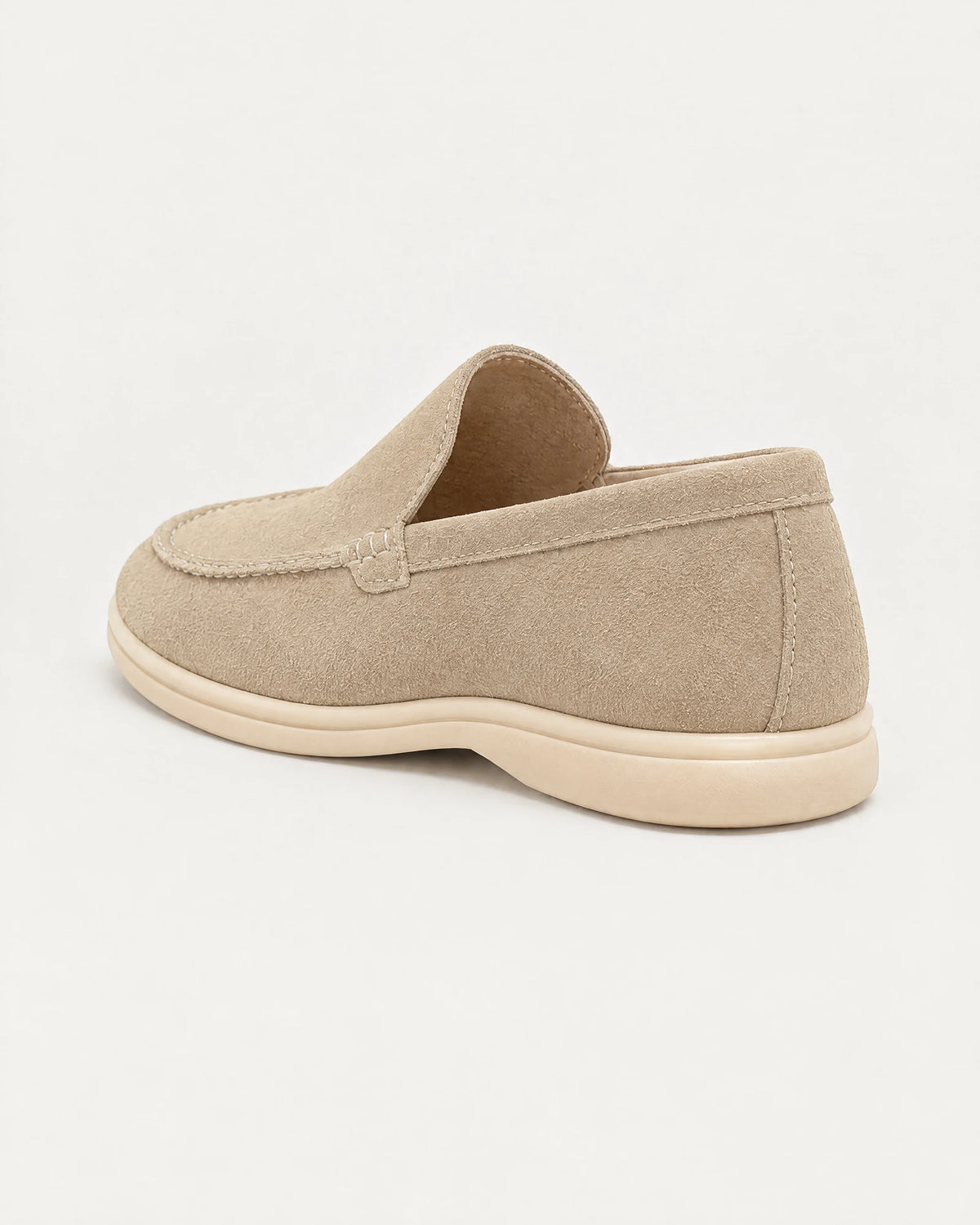 Ravello Men's Suede Loafer in Sabbia, view 5