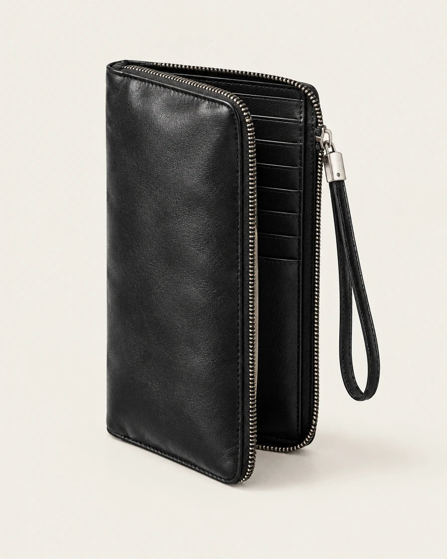 Rimini Men's Zip Travel Wallet, view 2